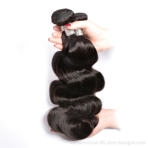 virgin hair bundles for factory wholesales 100% CUTICLE ALIGNED Remy human hair extensions